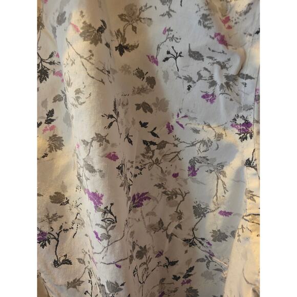 Eddie Bauer Coquette Button Front Top L Womens Long Sleeve Wrinkle-Resistant - Picture 3 of 6